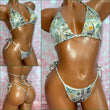Gold Green Money Bikini