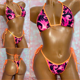Neon Swirl Bikini