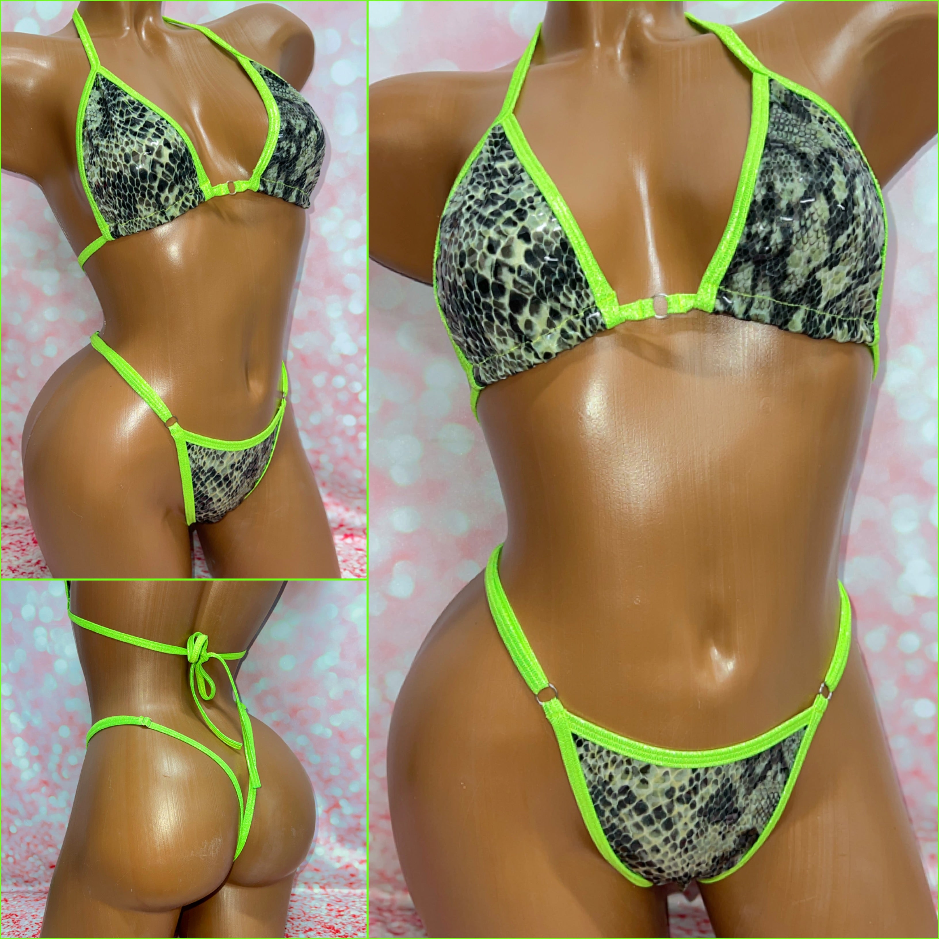 Neon Snake Bikini