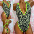 Neon Snake Adjustable One Piece