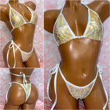 Gold Holo Snake Bikini