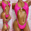 Hot Pink Sequin Diamond Slingshot