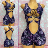 Grunge Butterfly Romper