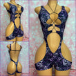 Grunge Butterfly Cut Out Romper
