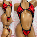 Red Flame Diamond Slingshot