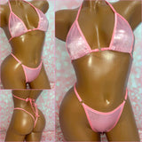 Metallic Pink Bikini