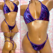 Tie Dye Glitter Velvet Bikini