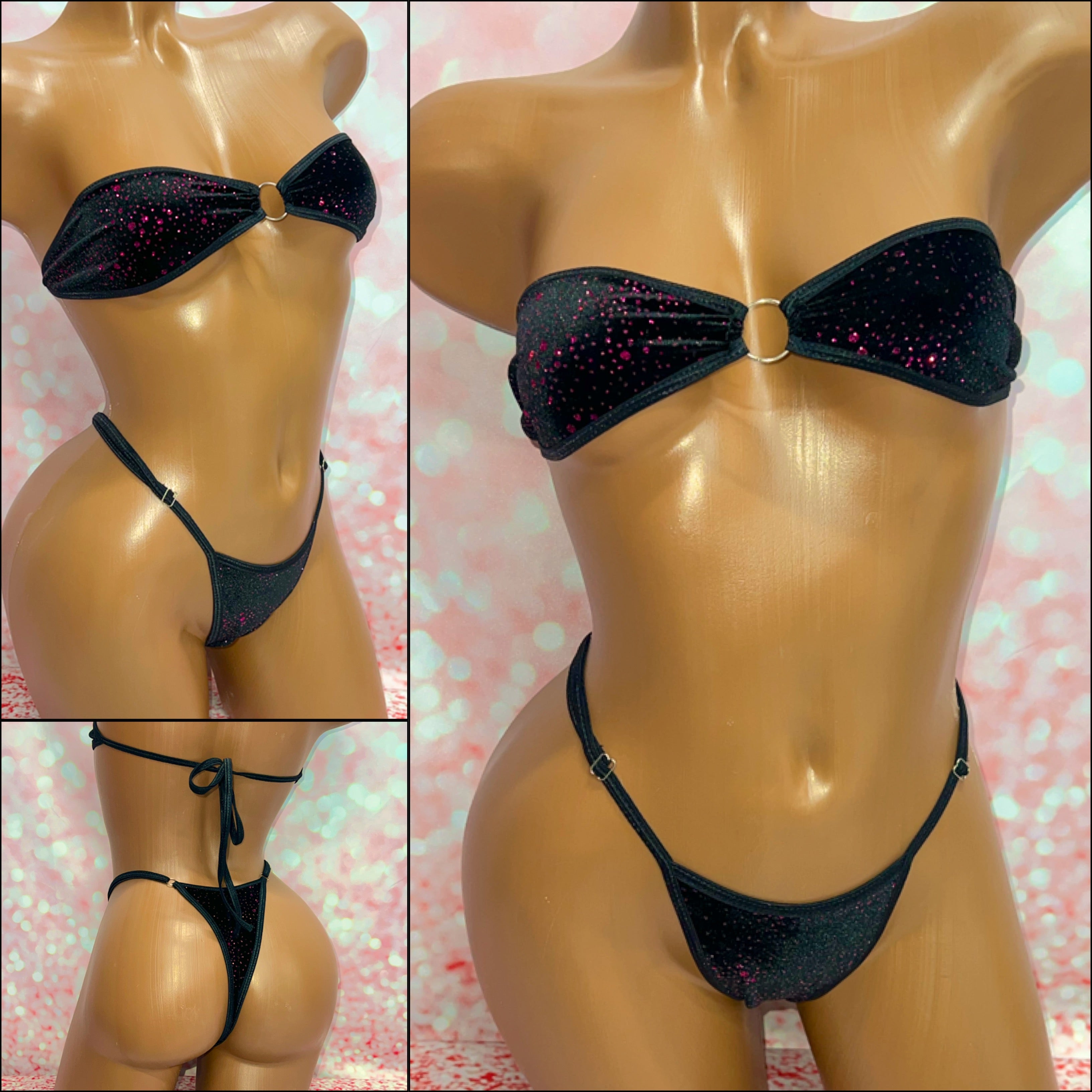 Velvet Bikini - Multiple Colour Options