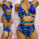 UV Reactive High Waist Set