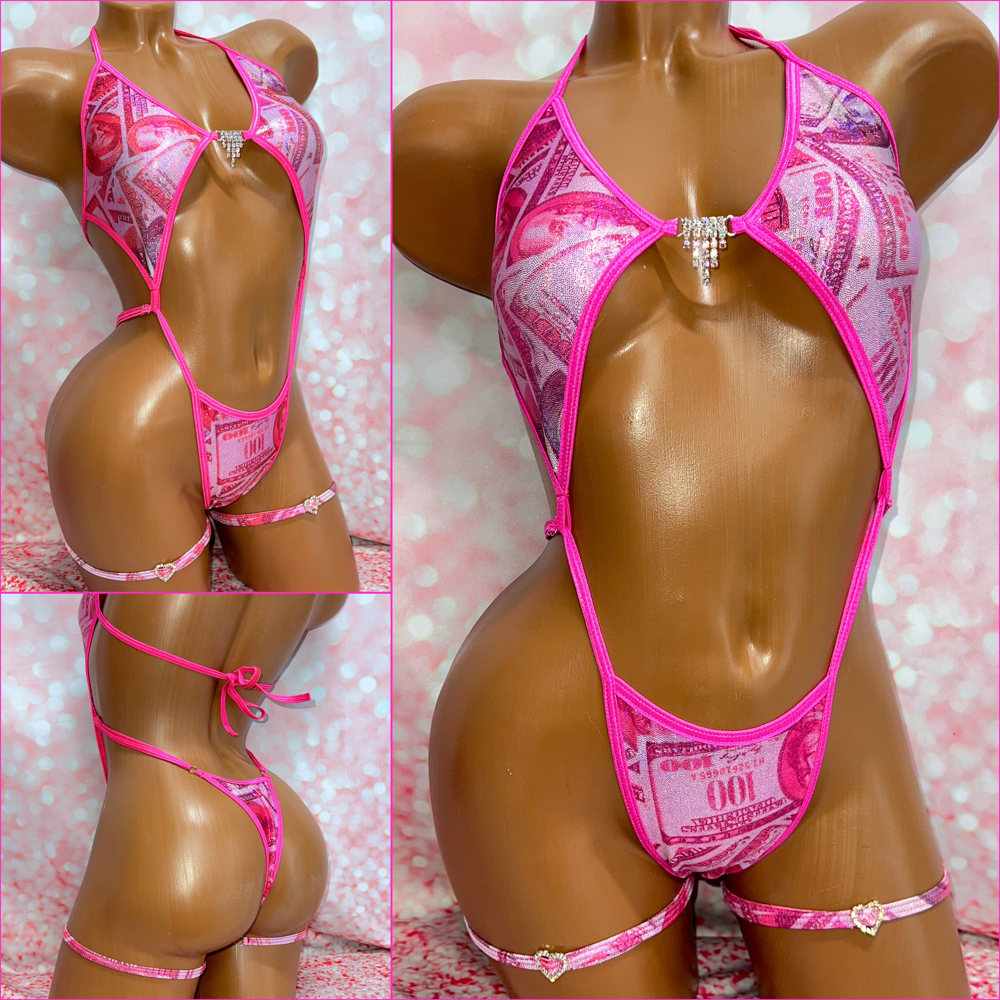 Pink Money Diamond Slingshot