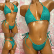 Extreme Bling Slider Bikini Green