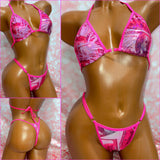 Metallic Pink Money Bikini