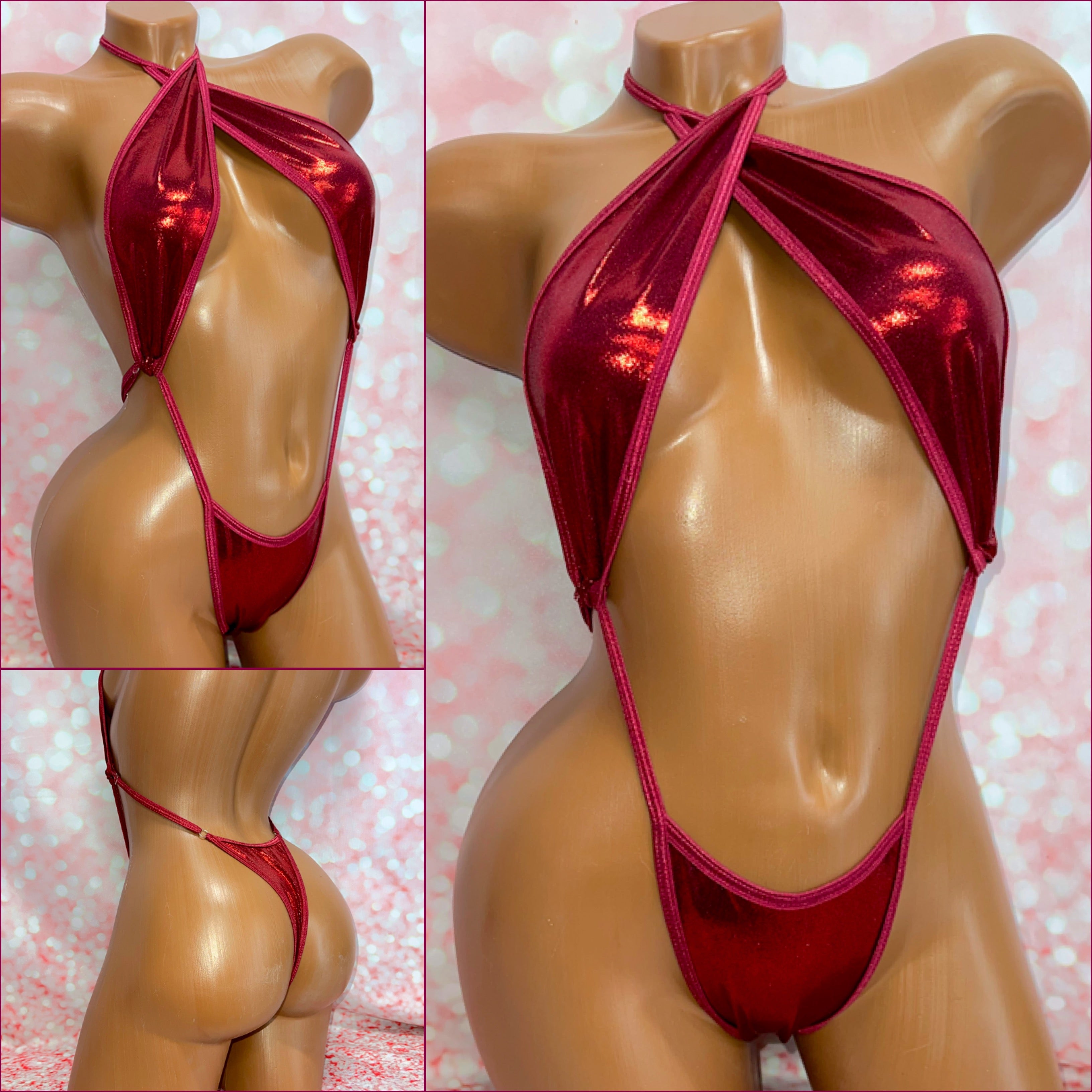 Metallic Burgundy Slingshot