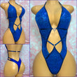 Sequin Strap Front Bodysuit