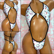 Kitty Print Diamond Slingshot