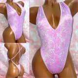 Lilac Snake Adjustable One Piece