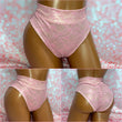 Metallic Lace High Waist Bottoms