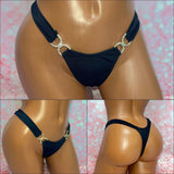 Rhinestone Connector G-string
