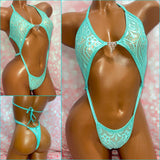 Mint Lace Diamond Slingshot