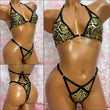 Gold Snake Cut Out Bikini