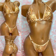 Gold Holo Snake Bikini