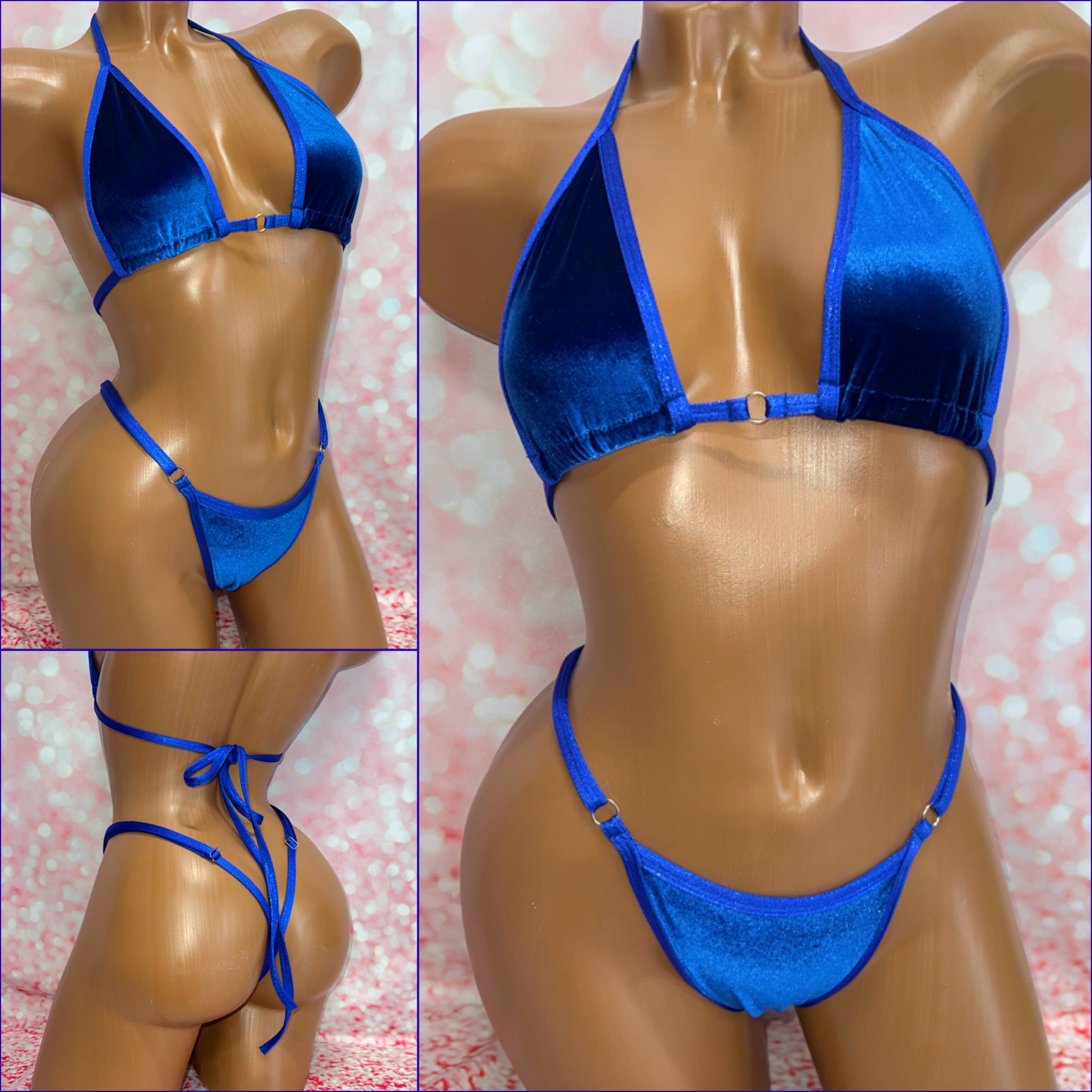 Velvet Bikini - Multiple Colour Options