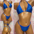 Royal Blue Sequin Bikini