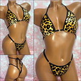 Velvet Leopard Bikini - Multiple Colour Options