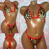Velvet Leopard Bikini - Multiple Colour Options