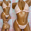 Baby Pink Diamond Mesh Bikini