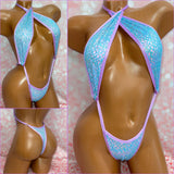 Blue Holo Mesh Slingshot