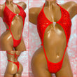 Red Sequin Diamond Slingshot