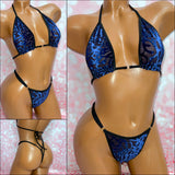 Burnout Velvet Mesh Bikini