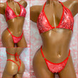 Wild Thing Red Leopard Bikini