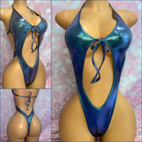 Metallic Cheeky One Piece - Multiple Colour Options