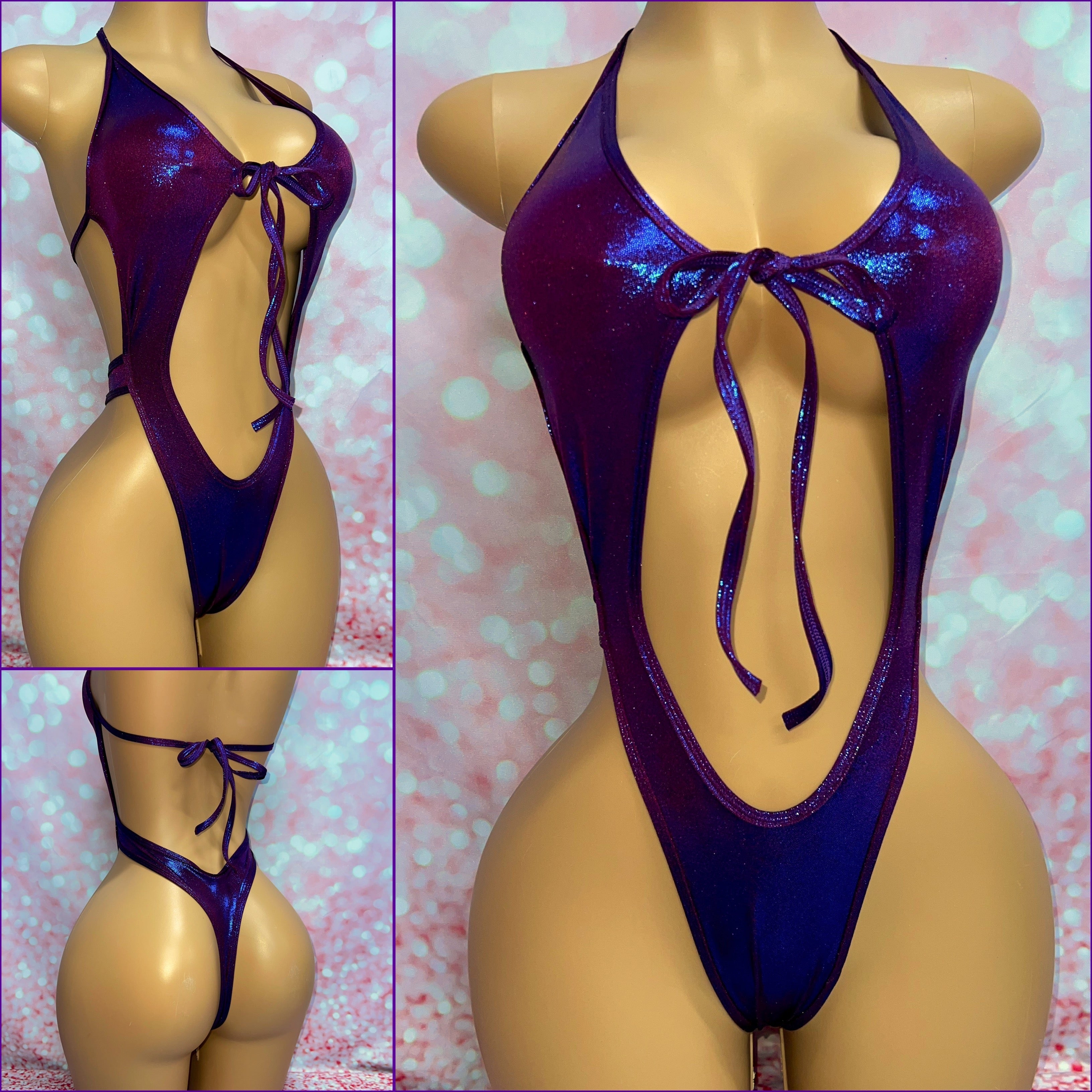 Metallic Cheeky One Piece - Multiple Colour Options