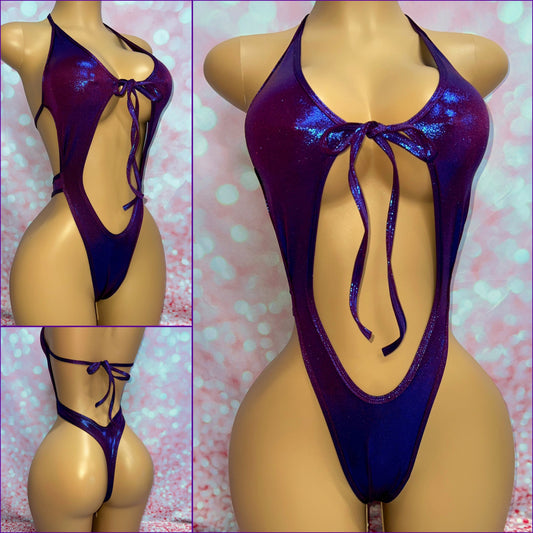 Metallic Cheeky One Piece - Multiple Colour Options