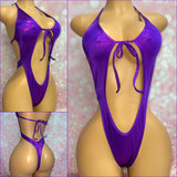 Metallic Cheeky One Piece - Multiple Colour Options