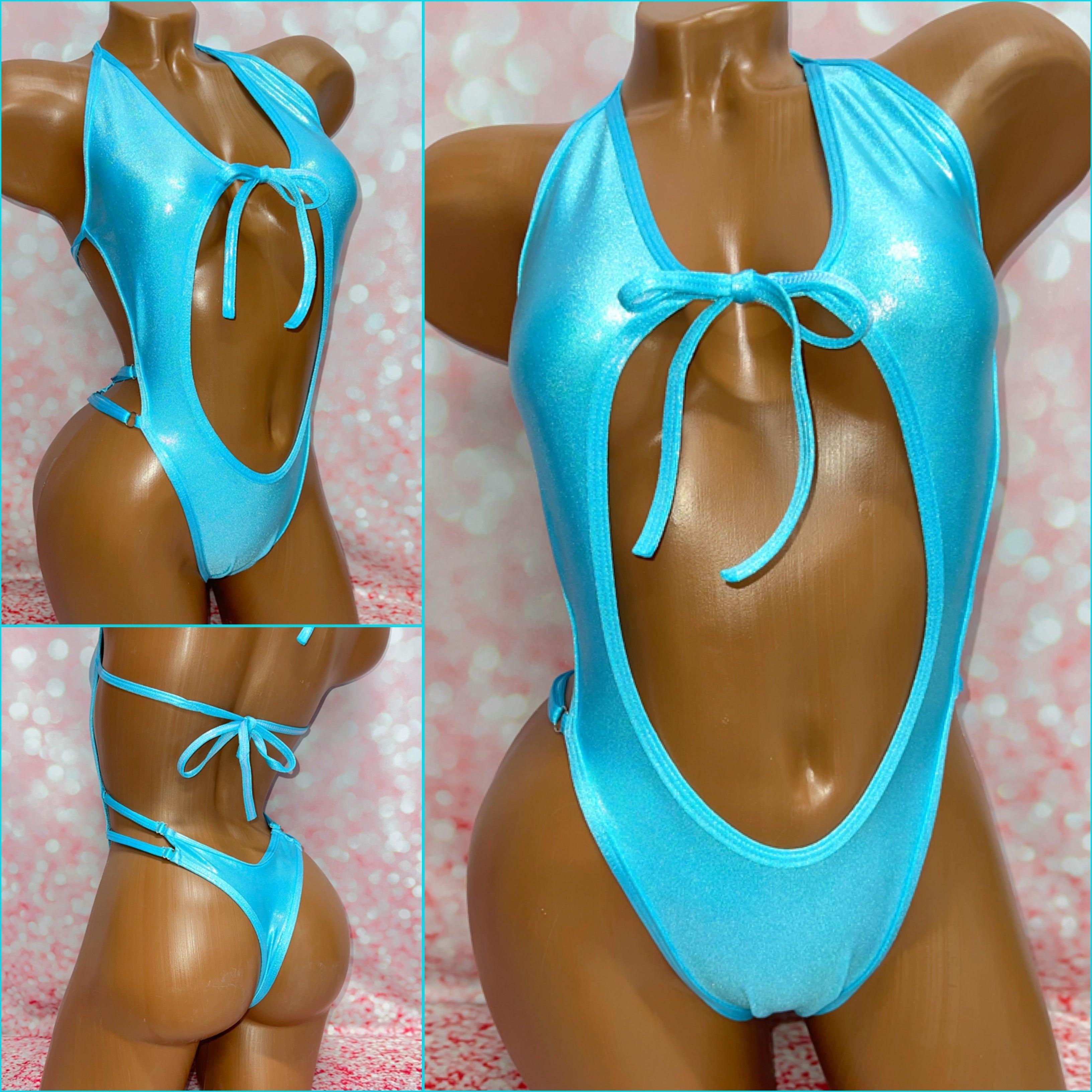 Metallic Cheeky One Piece - Multiple Colour Options