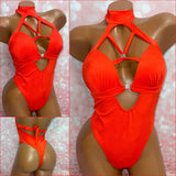 Red Choker Bodysuit