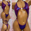 Plum Metallic Diamond Slingshot