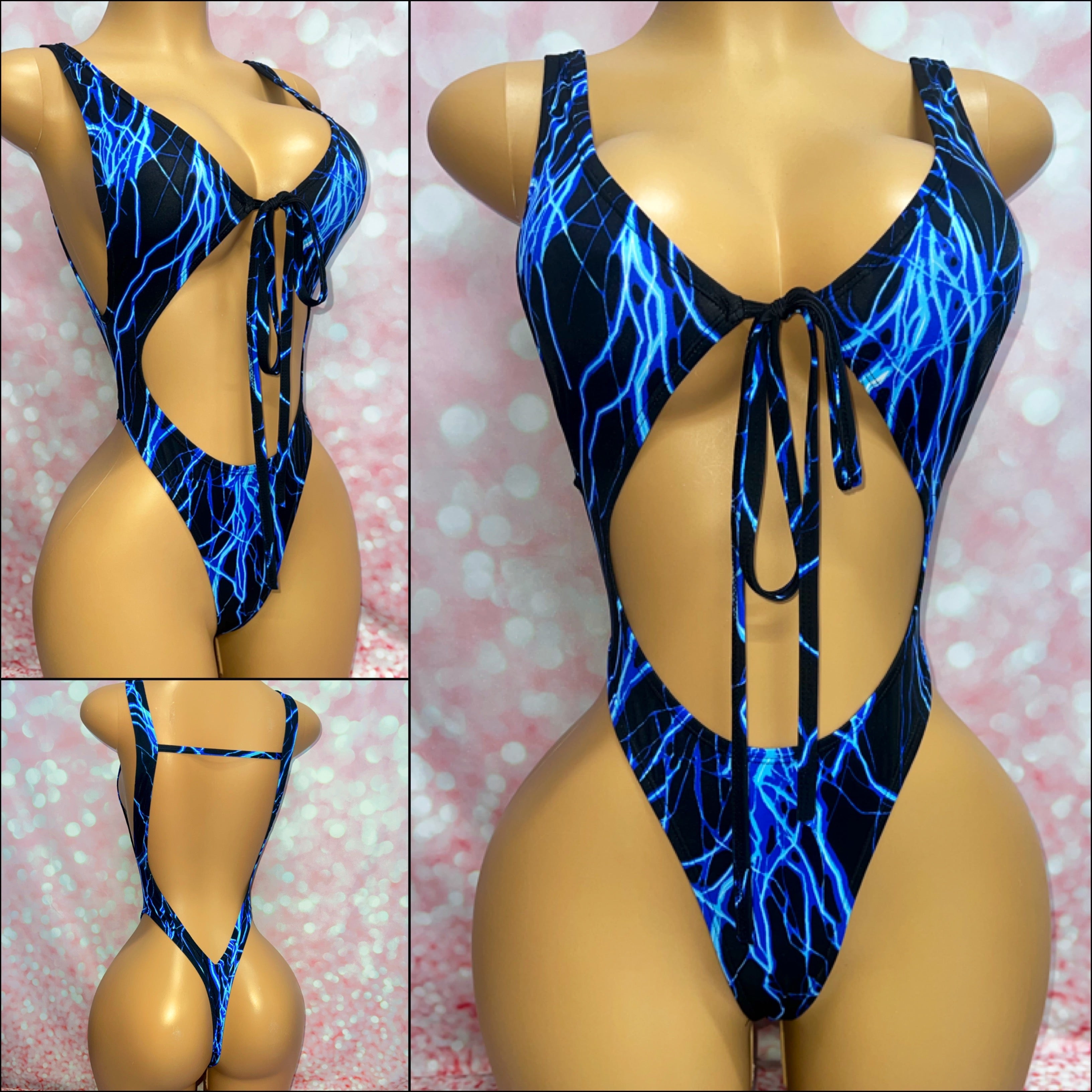Tie Front Bodysuit - Strap Back