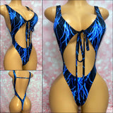 Tie Front Bodysuit - Strap Back