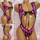Tie Front Bodysuit - Strap Back