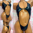 Black Wet Look Diamond Slingshot