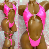 Wet Look Diamond Slingshot - Multiple Colour Options