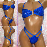 Sequin Strappy X-Tina Bikini - Multiple Colour Options