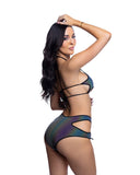 Flash Reflective Booty Short Set
