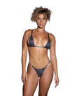 Playboy Shimmer Bikini Gun Metal