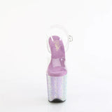 Pleaser BEJEWELED-808RRS 8 Inch Lavender Rhinestone